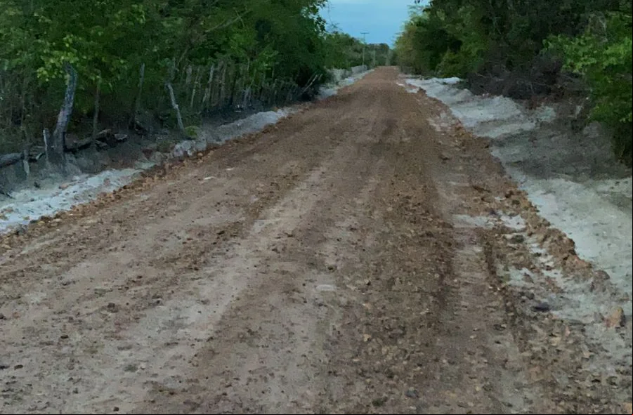 Obras em andamento em Boqueirão do Piauí