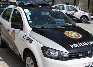 Viaturas da Polícia Civil do Rio de Janeiro