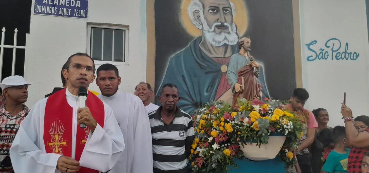 Festejo de São Pedro no bairro Poti Velho