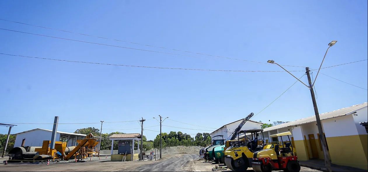 Novas instalações da Usina de Asfalto