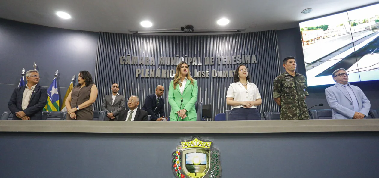 Sessão solene da Câmara Municipal de Teresina