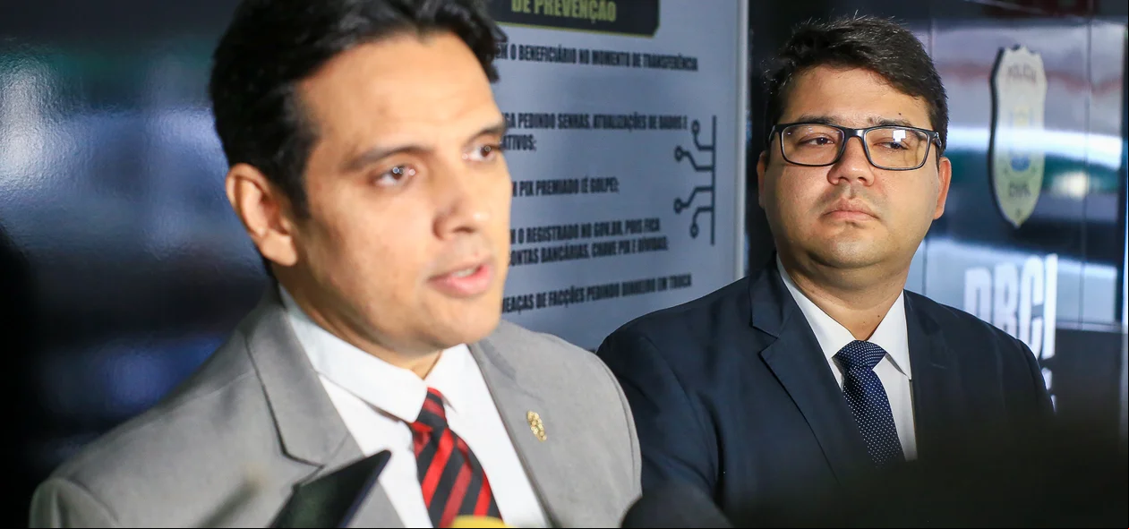 Secretário Chico Lucas e Delegado Humberto Mácona