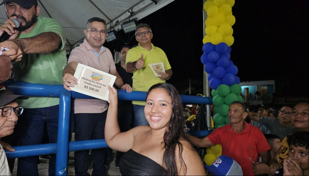Sorteio em homenagem aos trabalhadores