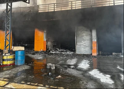 Equipes do Corpo de Bombeiros seguem atuando no combate às chamas
