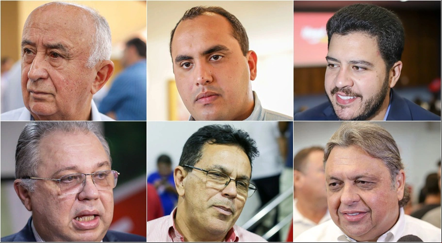 Júlio César, Georgiano Neto, Jadyel Alencar, Florentino Neto e Zé Santana e Júlio Arcoverde