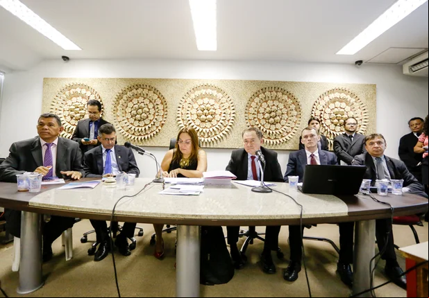Estudantes da Uespi protestam na Alepi contra Orçamento 2017