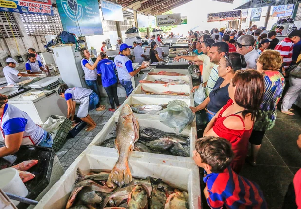 Procura por produtos no Mercado do Peixe aumenta na Semana Santa