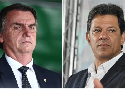 Bolsonaro e Fernando Haddad