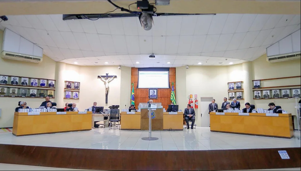 Autoridades presentes na posse do Juiz Ítalo Márcio  