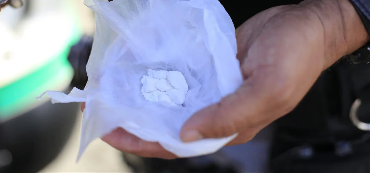 Cocaína encontrada