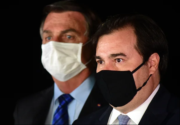 Jair Bolsonaro e Rodrigo Maia